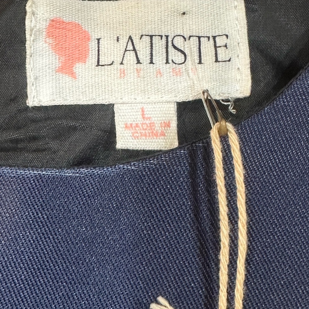 L’ATISTE Floral Sleeveless Women’s Dress Size Large NWT - Picture 5 of 15